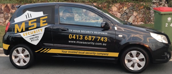 MSE Security car in Brisbane