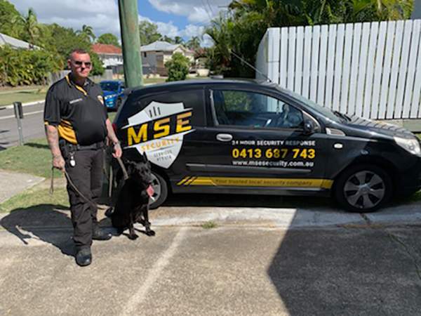 MSE Security Guard with Dog Patrol in Brisbane